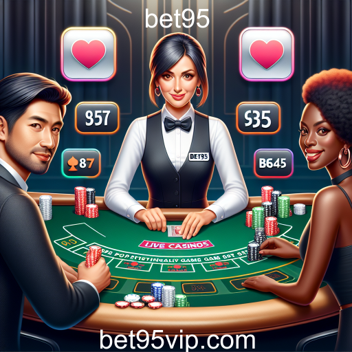 Experimente a Emoção do Cassino Ao Vivo no Bet95